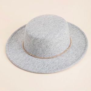 Rancher flat brim hat